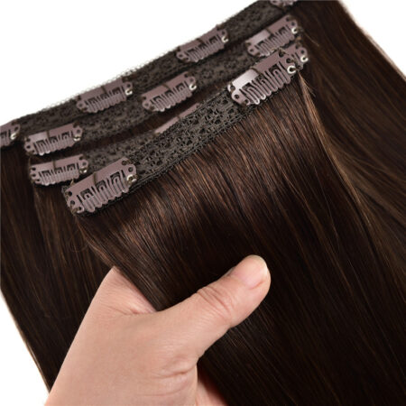 Extensions à clip en cheveux 100% naturels